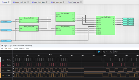 Low-Cost Stepper Motor Controller Using the PIC16F13145 CLB