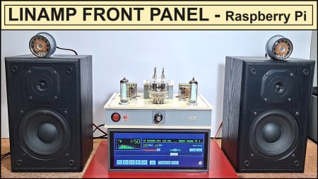 LINAMP Project – Winamp-Style Audio Front Panel on Raspberry Pi 5