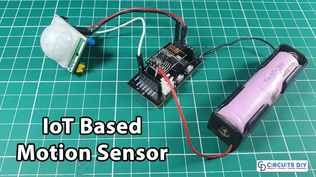IoT Motion Sensor using ESP01 & PIR Sensor | TinyCircuits | Maker Pro