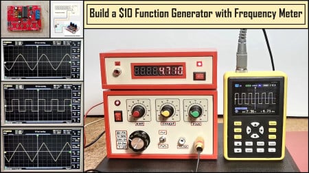 Build a $10 Function Generator with Frequency Meter for Your Lab