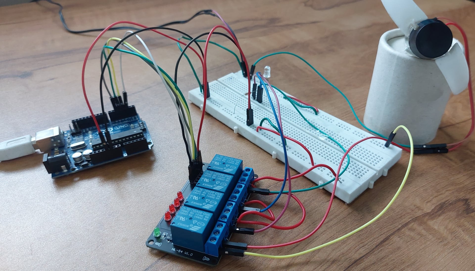 Arduino 4-Channel Relay Control Project