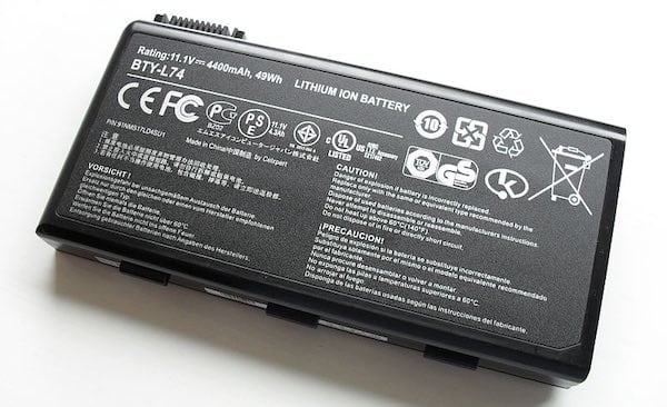 a lithium-ion battery