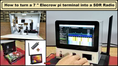 How to turn a 7 inch Elecrow pi terminal into a standalone SDR Radio