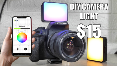 Easy Low-Cost Bluetooth Camera Light