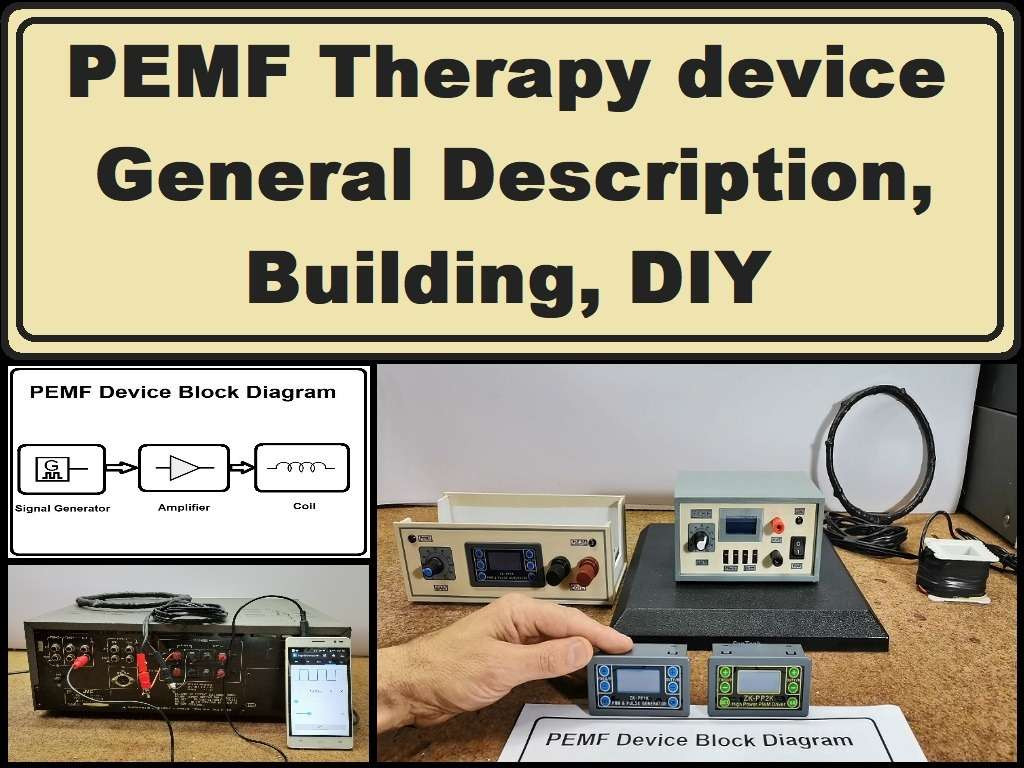 PEMF Therapy device experiments - general description, building instructions, DIY